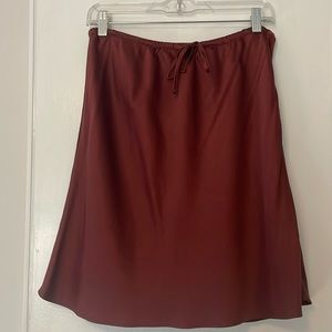 Madewell Mini Satin Skirt